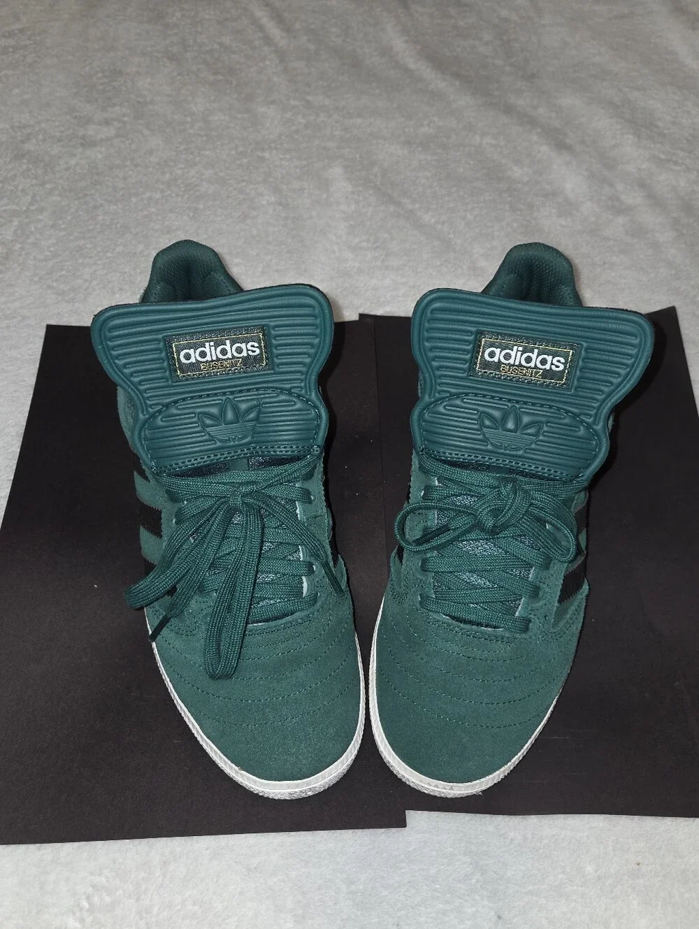 Adidas High-Top Sneakers in Dark Teal